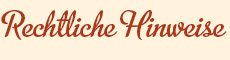 Rechtliche Hinweise